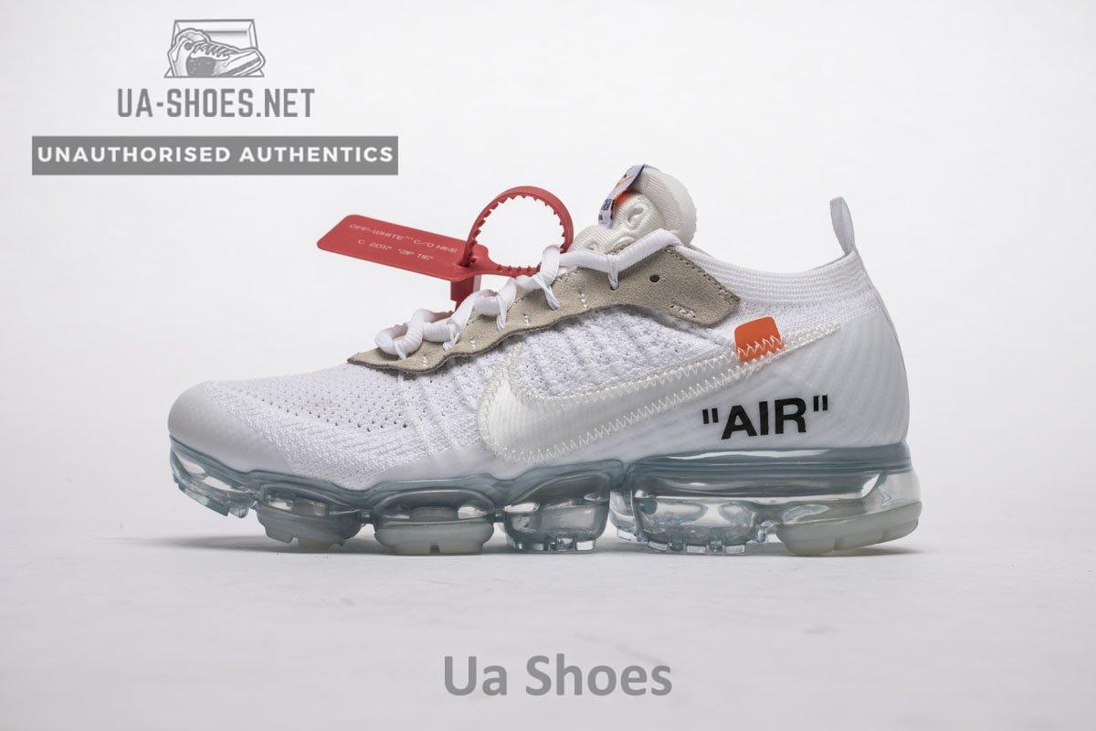 2018 1.0 AA3831-100 Off White x Nike Air VaporMax 2018 'All White'