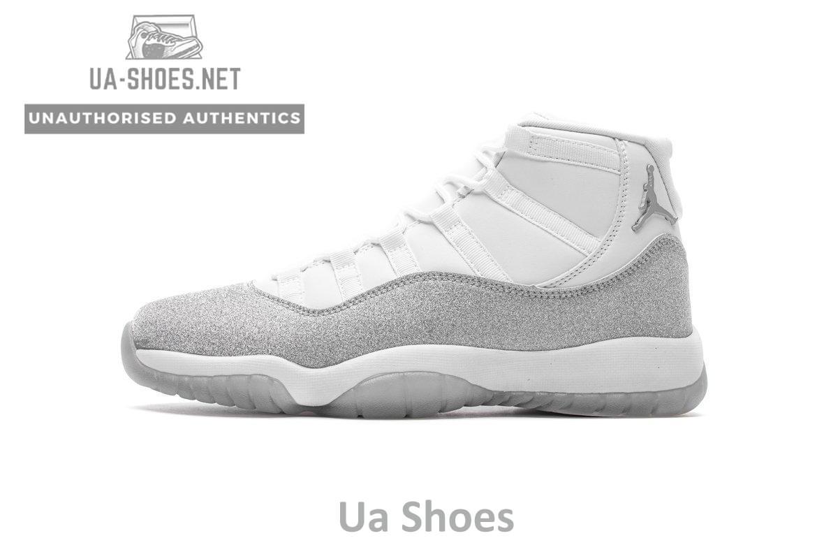 AR0715-100 WMNS Air Jordan 11 Retro White Metallic Silver - Image 4