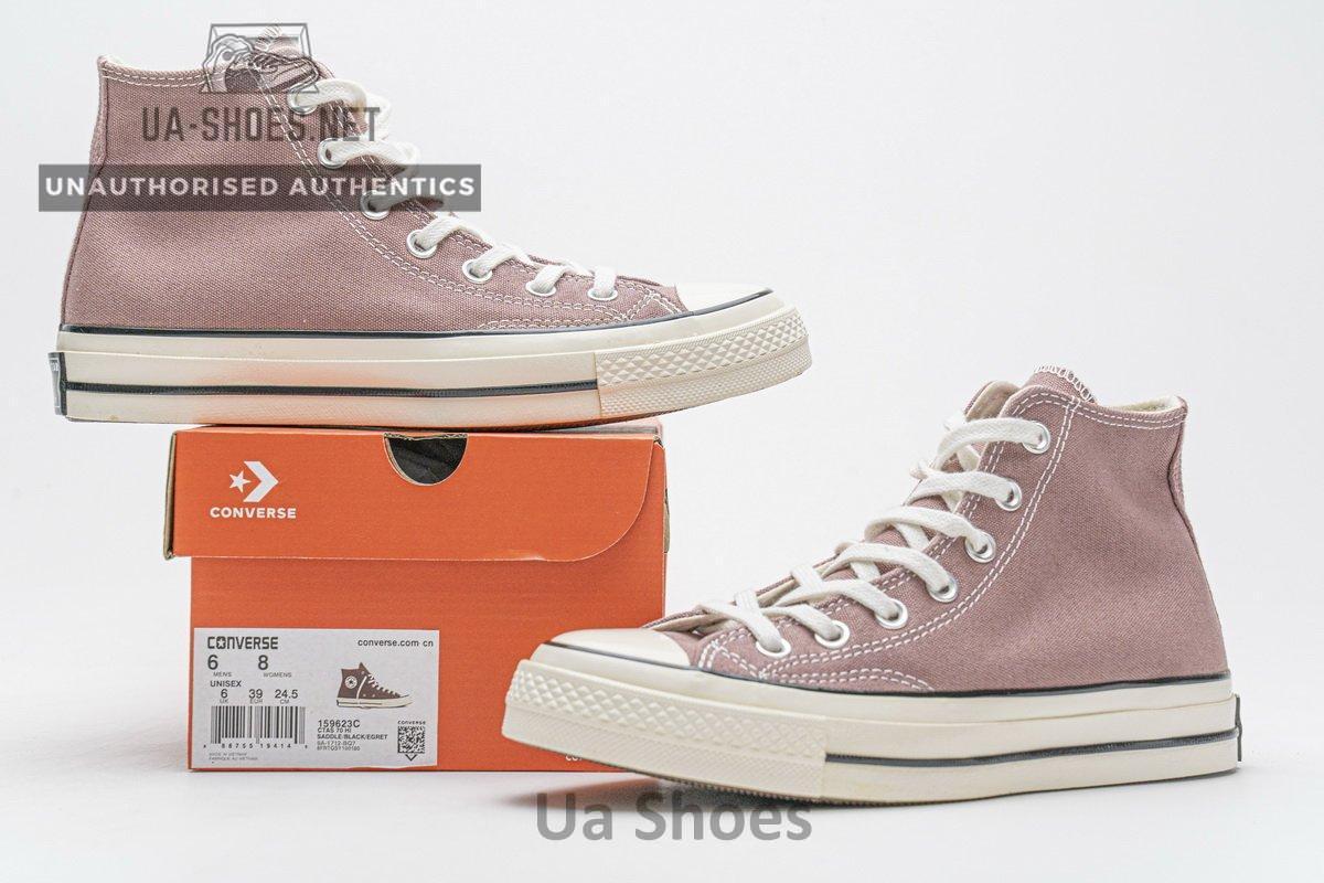 159623C Converse Chuck 70 HI Saddle Black Egret - Image 2