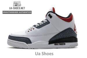 CZ6431-100 Air Jordan 3 Retro Fire Red Denim