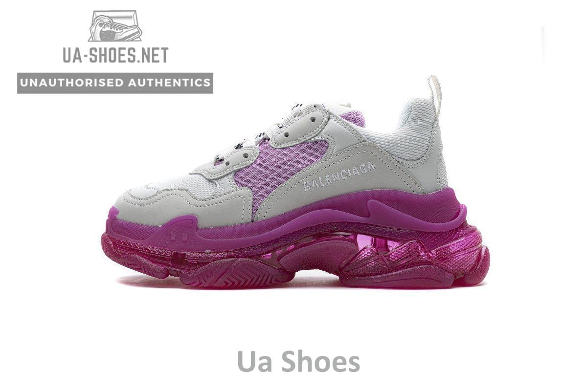 544351 W09O1 2281 Balenciaga Triple S White Pink