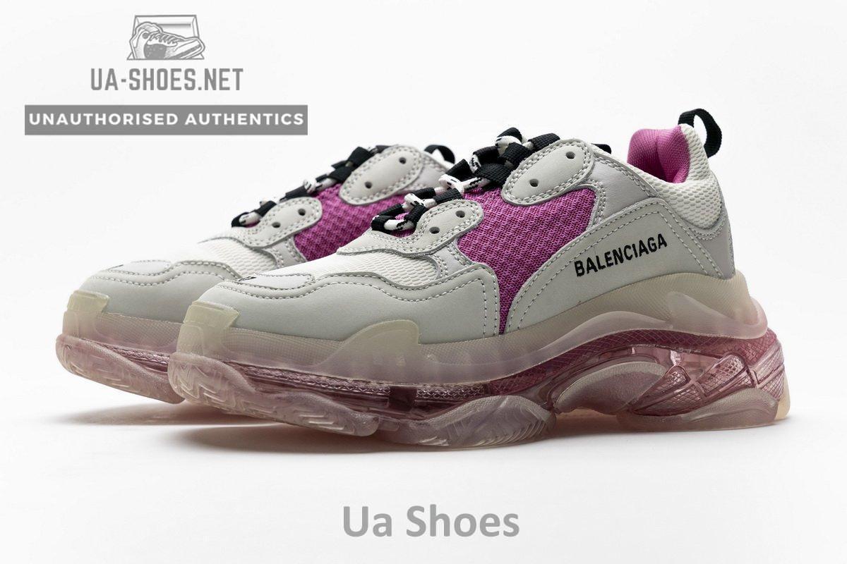 544351 W09E1 1633 Balenciaga Triple S Purple Red - Image 9