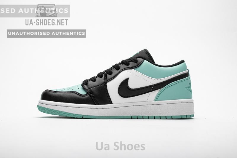 Air Jordan 1 Low Emerald Toe 553558-117
