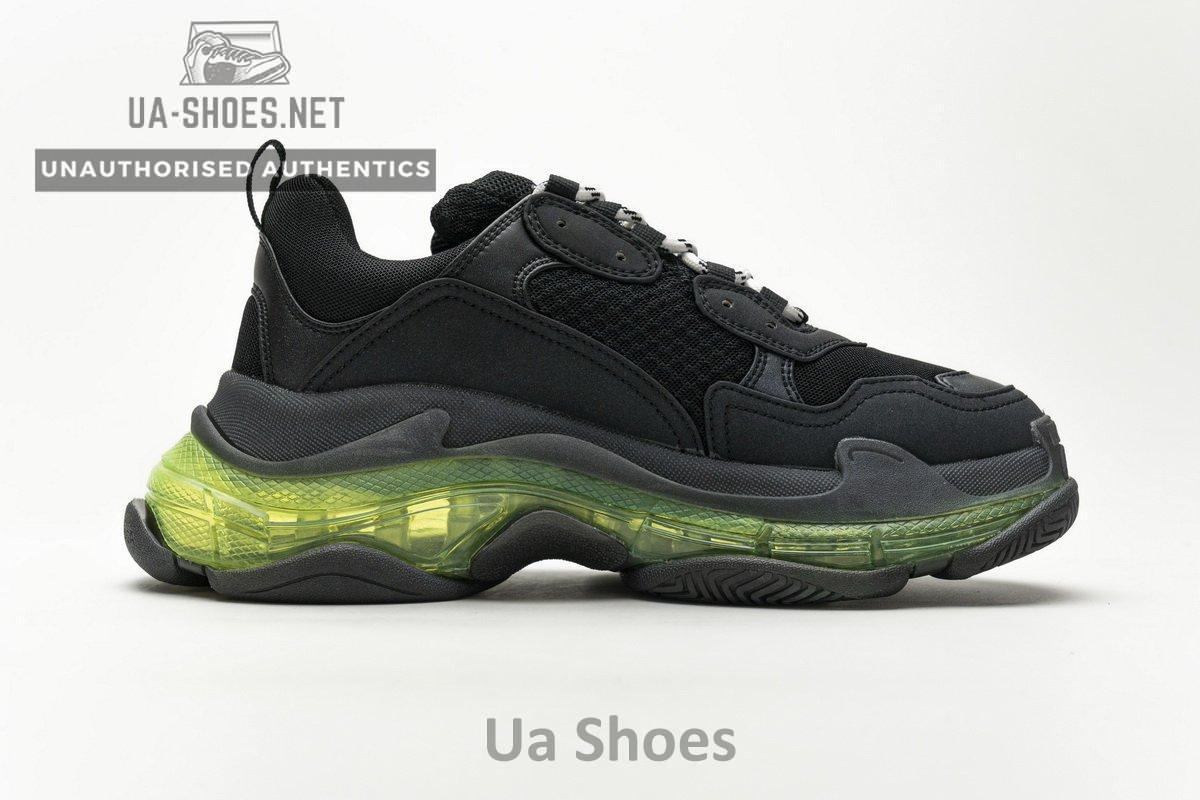541624 W09O1 2140 Balenciaga Triple S Black Green - Image 9