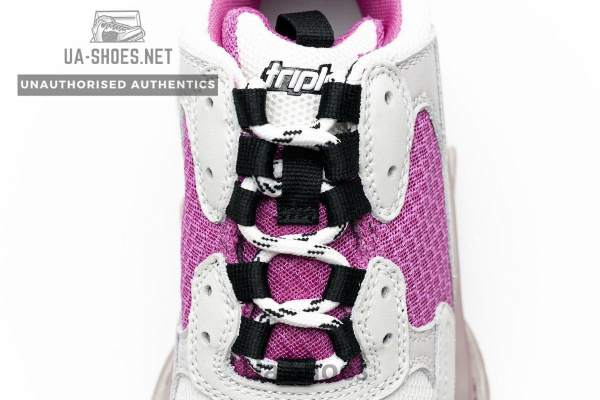 544351 W09E1 1633 Balenciaga Triple S Purple Red - Image 10