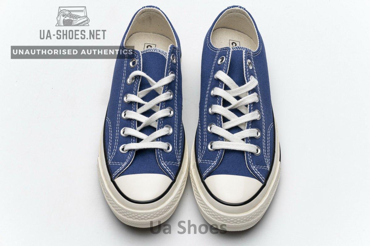 162064C Converse Chuck 70 OX True Navy Black Egret - Image 2