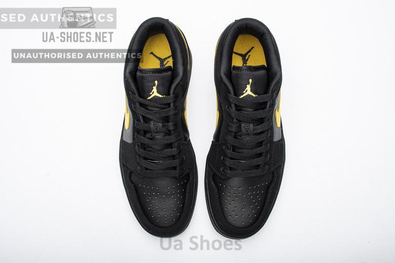 Air Jordan 1 Low Black Gold 553558-071 - Image 6