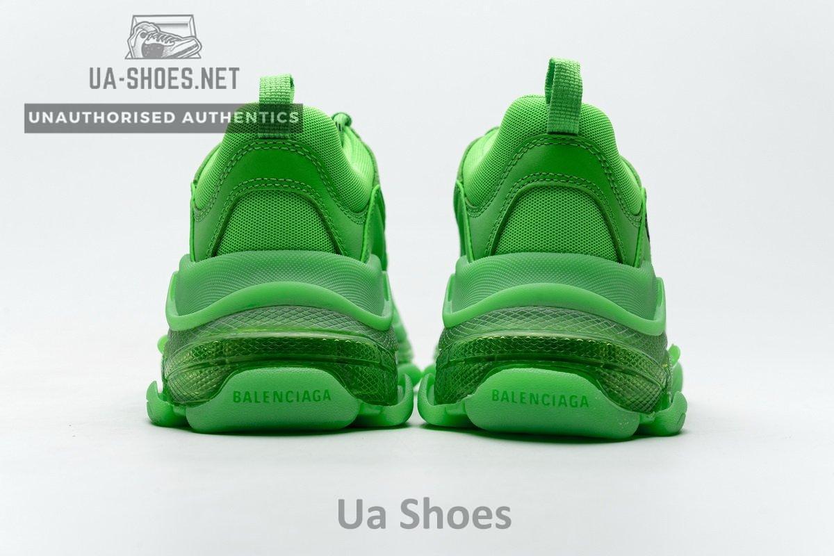 544351 W09OL 3801 Balenciaga Triple S Fluo Green - Image 7