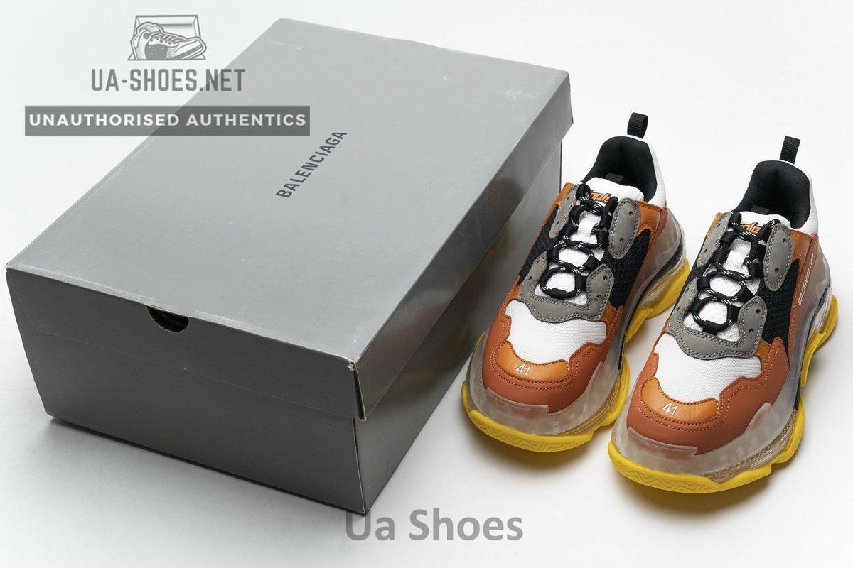 541624 W09E1 1766 Balenciaga Triple S Black Orange - Image 6