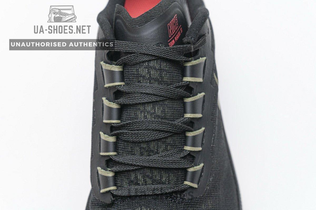 BQ9646-004 Nike Air Zoom Pegasus 37 Black Medium Olive Aqua - Image 8