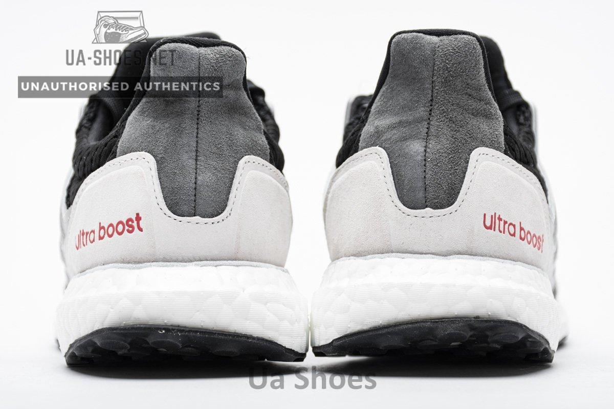 EF0720 adidas Ultra Boost S&L Black Grey Four Red Real Boost - Image 4