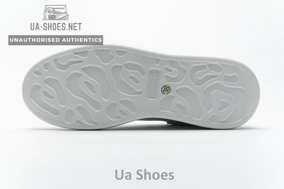 462214 WHGP7 9001 Alexander McQueen Sneaker All White - Image 9