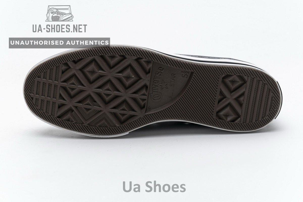 161209C Fragment x Moncler Converse CTAS LIFT OX Black White - Image 8