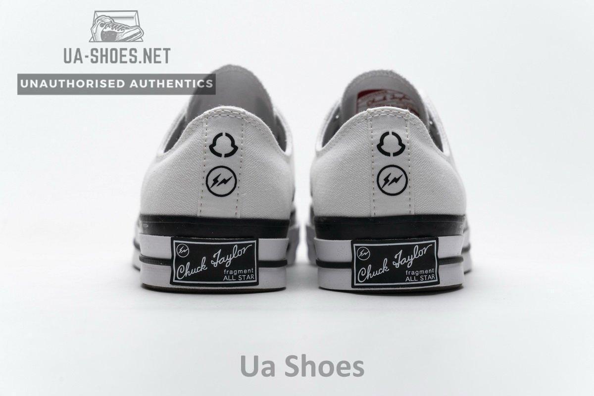 161208C Fragment x Moncler Converse CTAS LIFT OX White - Image 7