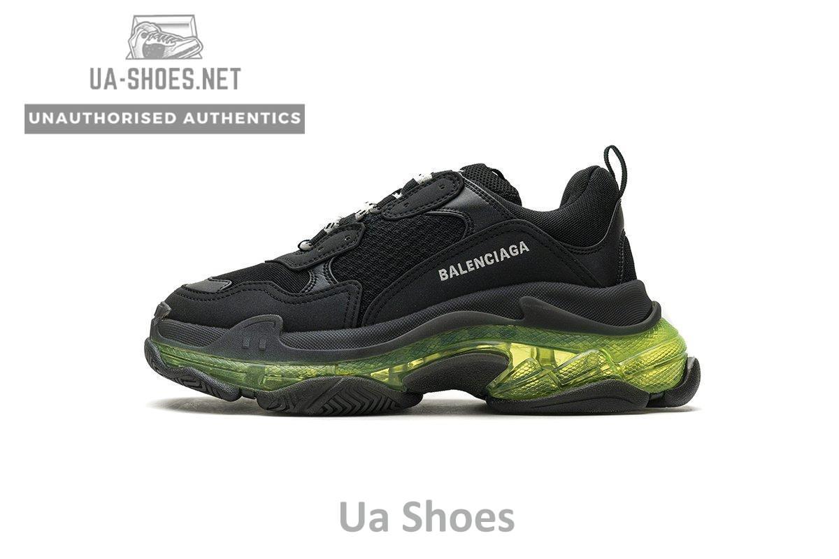 541624 W09O1 2140 Balenciaga Triple S Black Green