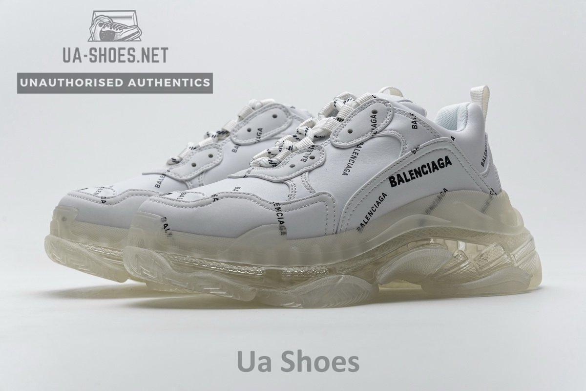524039 W09E1 2021 Balenciaga Triple S Letter White - Image 9