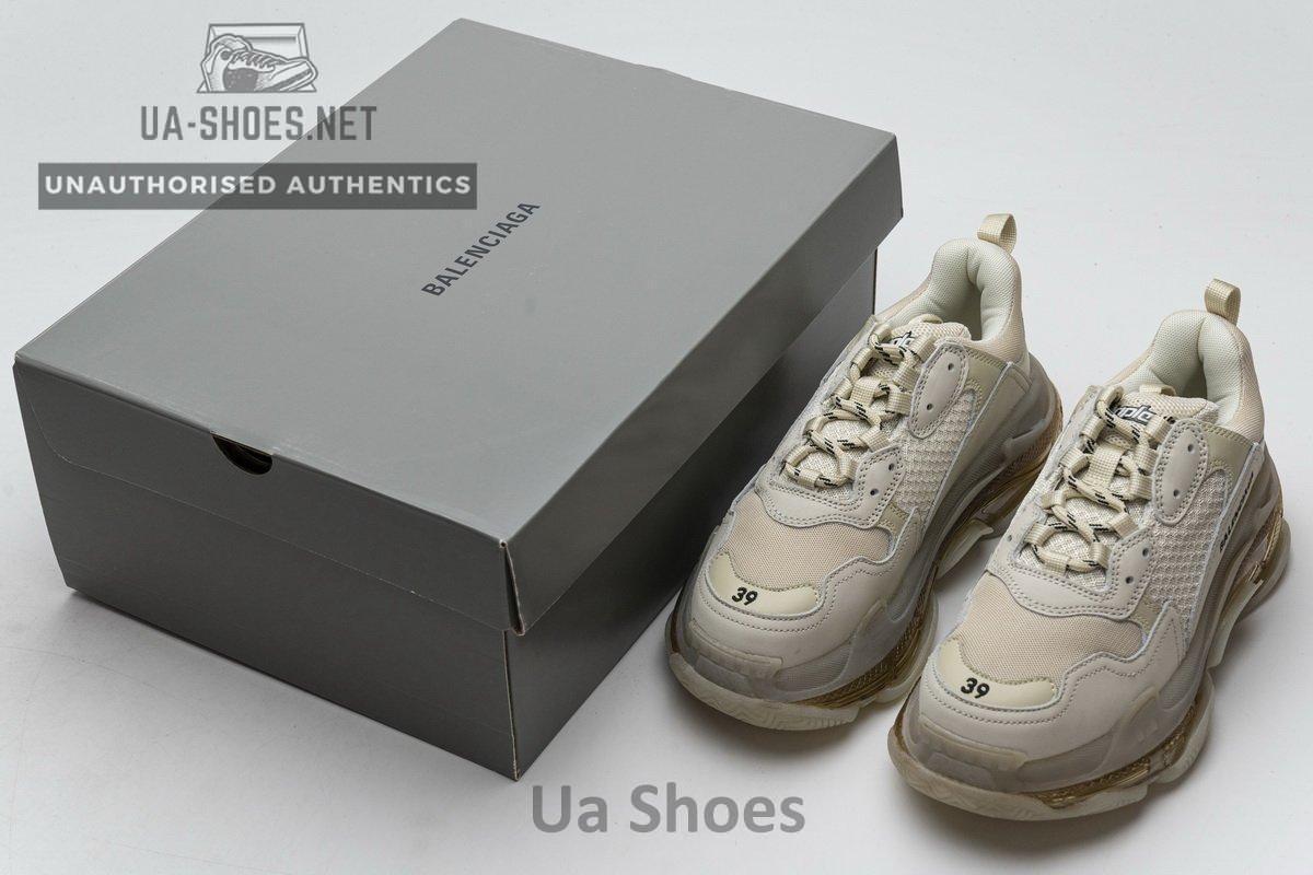 544351 W09O1 2178 Balenciaga Triple S Champagne - Image 3