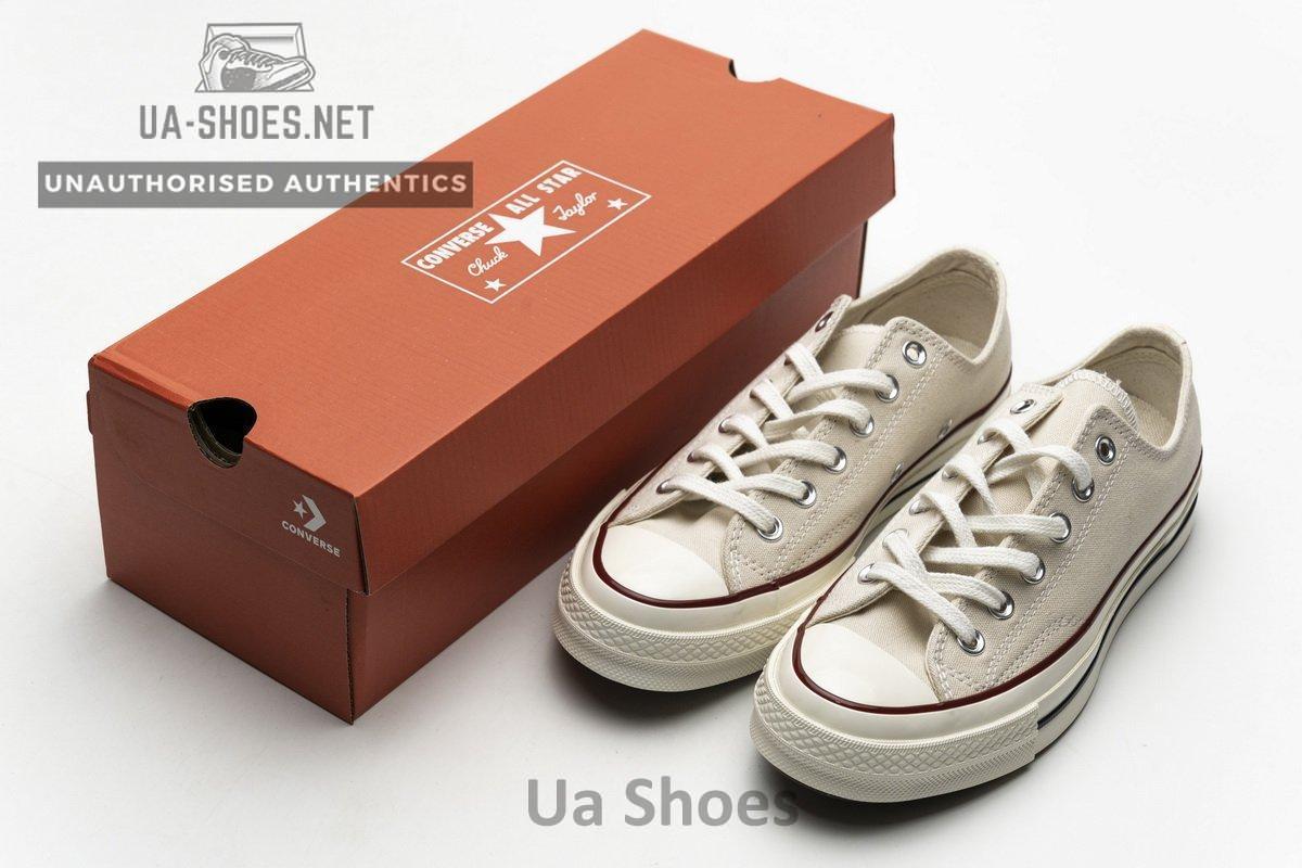 162062C Converse Chuck 70 OX Parchment Garnet Egret - Image 4