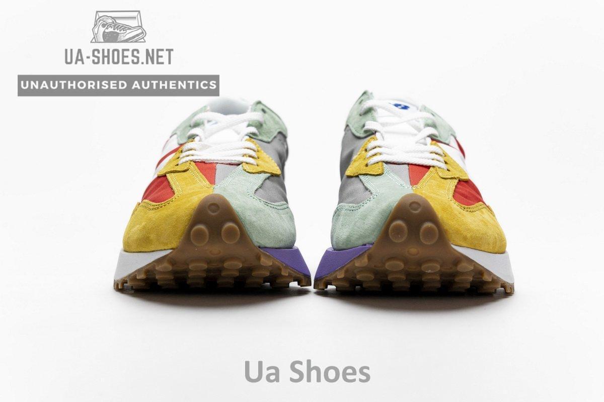 NB327LAB New Balance White Red Yellow - Image 5