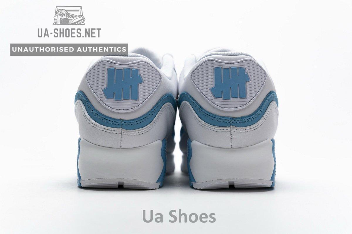 CJ7197-102 Undefeated x Nike Air Max 90 White Blue - Image 7