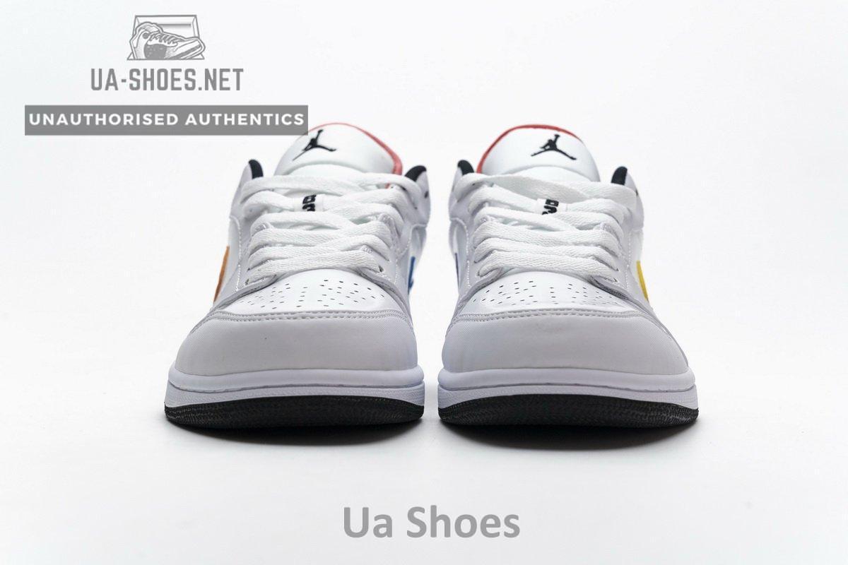 CW7009-100 Air Jordan 1 Low White Multi-Color - Image 5