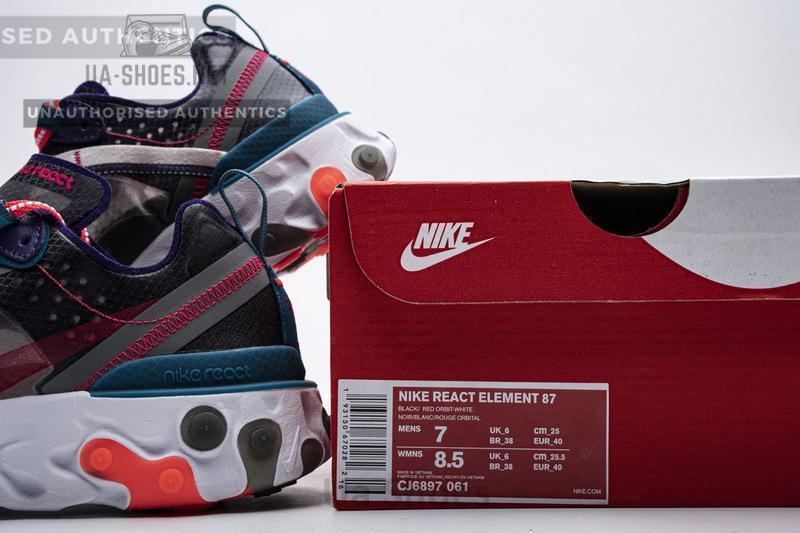 Nike React Element 87 Red Orbit CJ6897-061 - Image 2