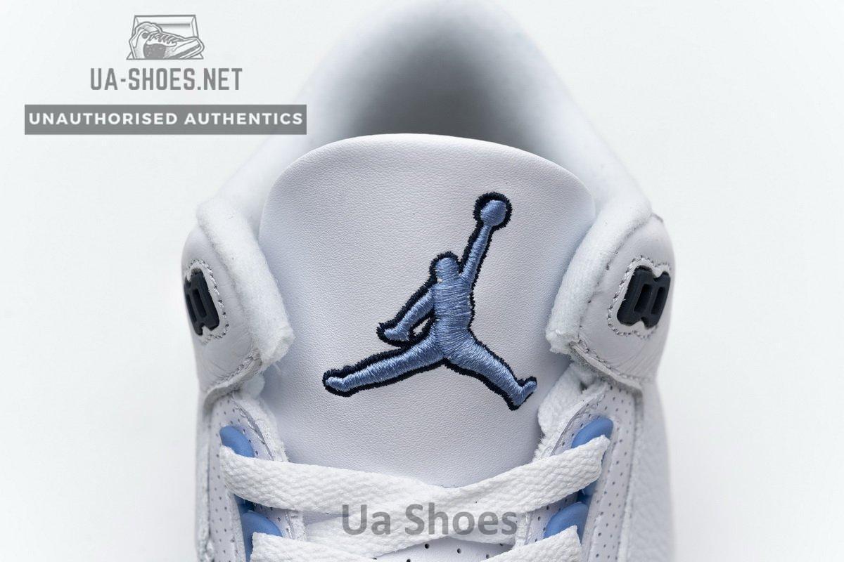 CT8532-104 Air Jordan 3 'UNC' - Image 9