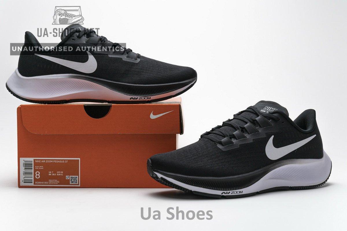 BQ9646-002 Nike Air Zoom Pegasus 37 Black White - Image 2