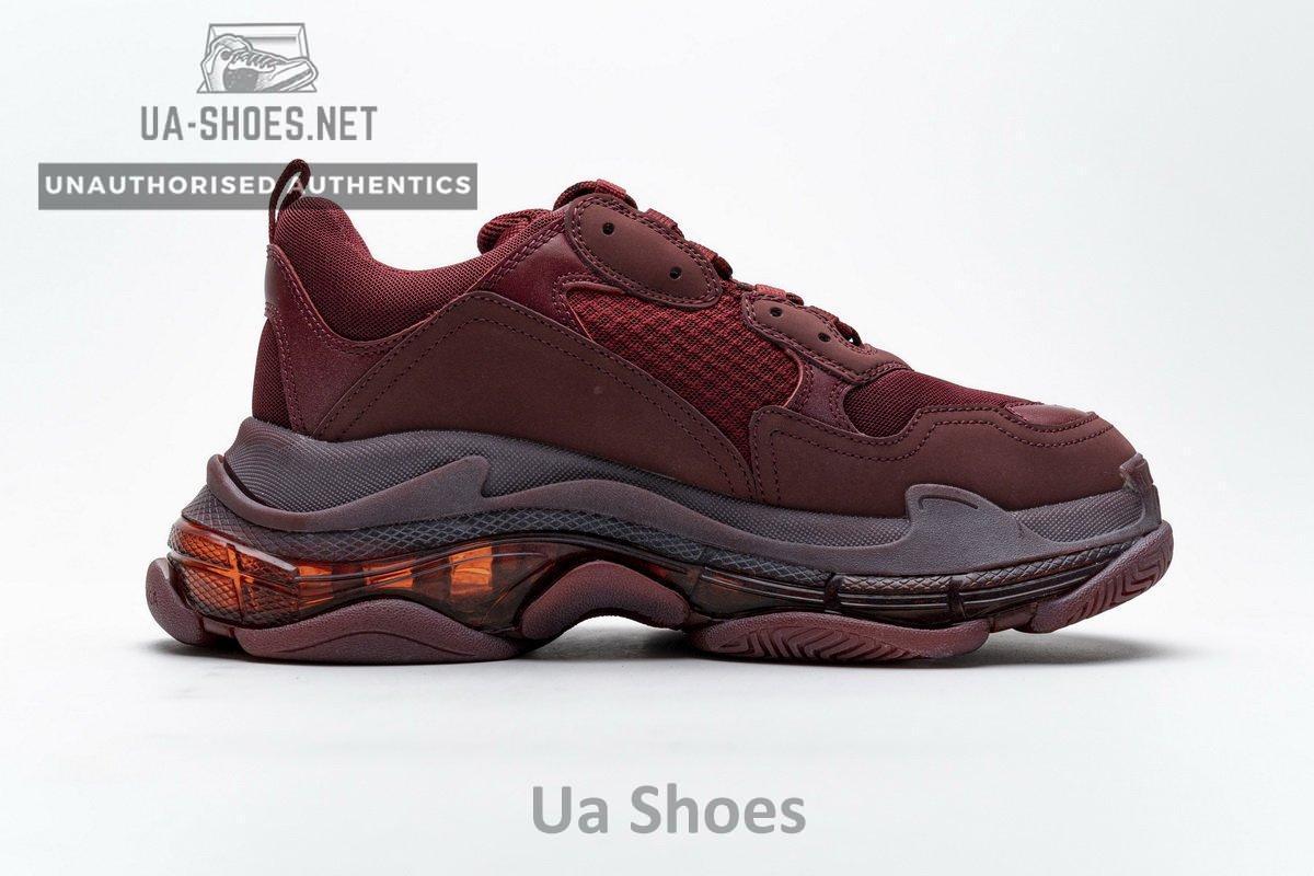 541624 W09E1 1628 Balenciaga Triple S Red Wine - Image 8