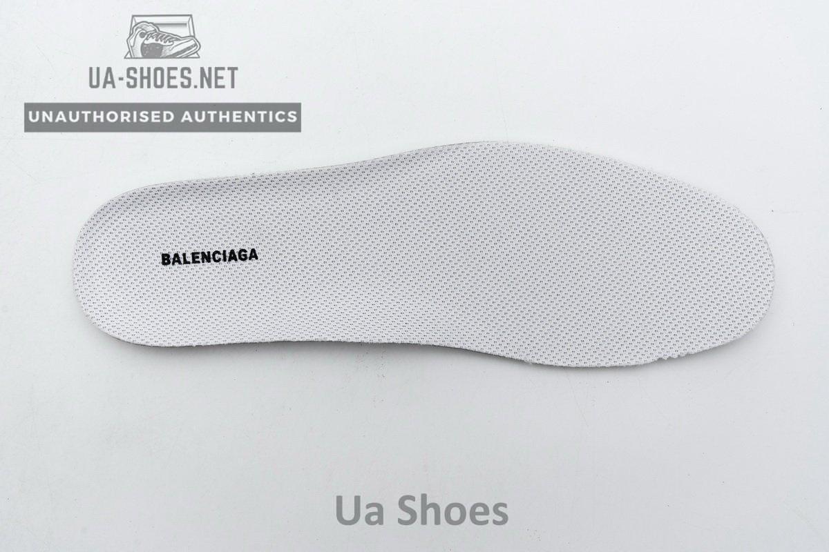 544351 W09E1 4552 Balenciaga Triple S White Red - Image 12