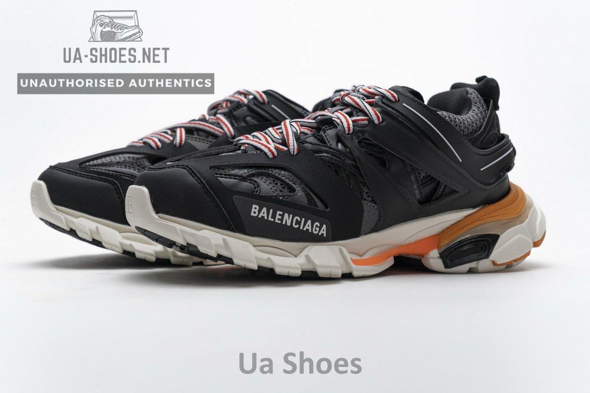 542436 W1GB7 2019 Balenciaga Tess S.Black White Orange - Image 6