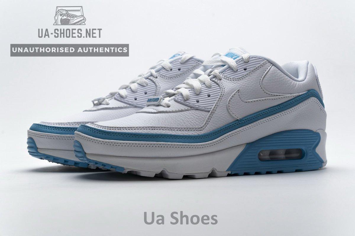 CJ7197-102 Undefeated x Nike Air Max 90 White Blue - Image 6