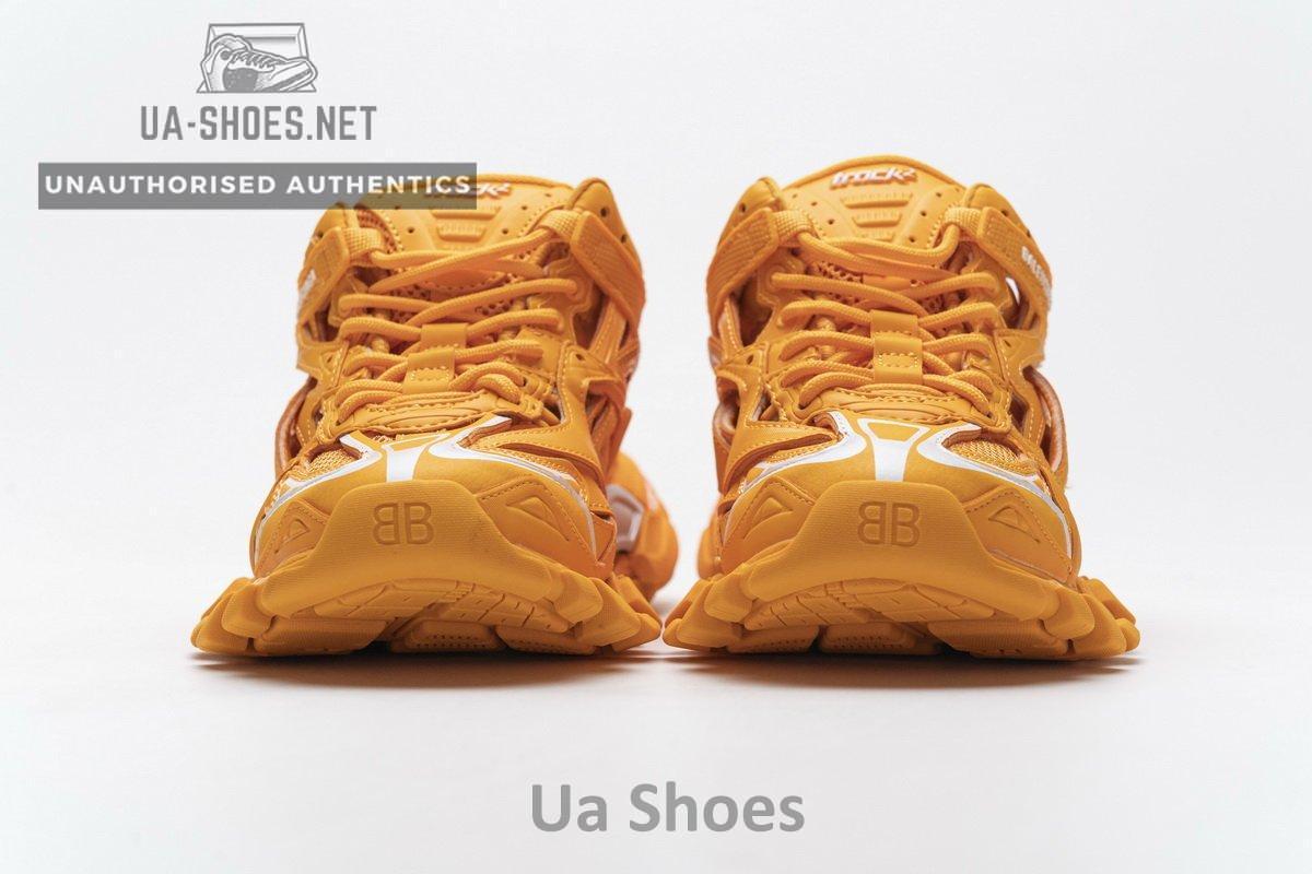 568615 W2GN5 5817 Blenciaga Track 2 Sneaker Orange - Image 5