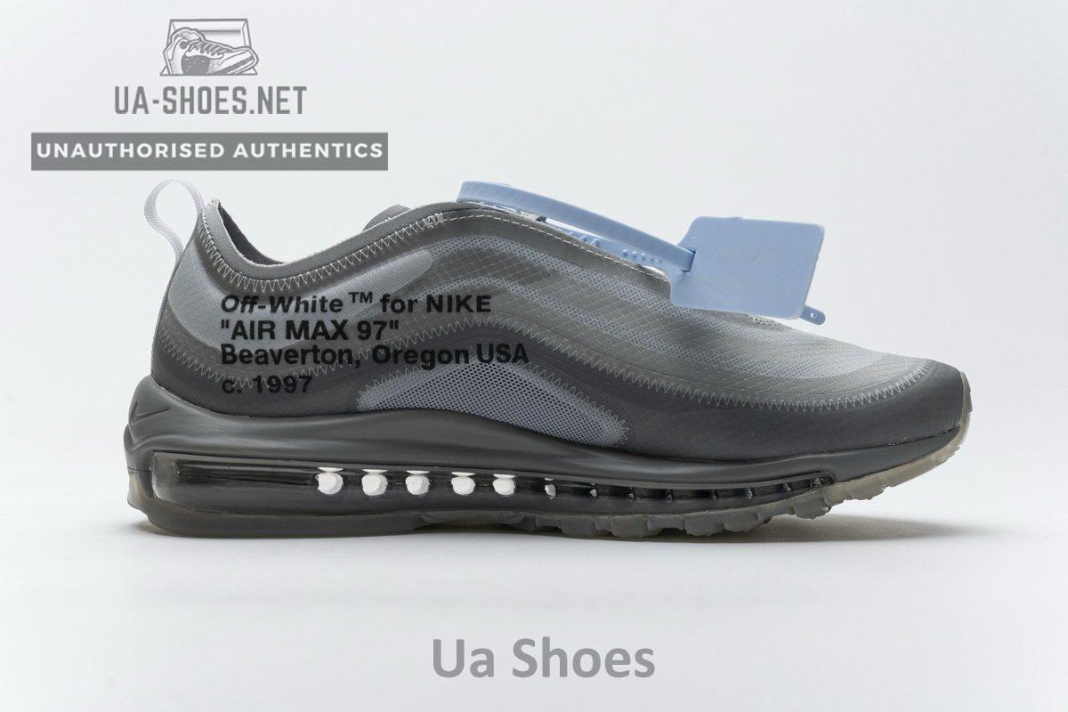 AJ4585-101 Off-White x Nike Air Max 97 Wlolf Grey Menta - Image 10
