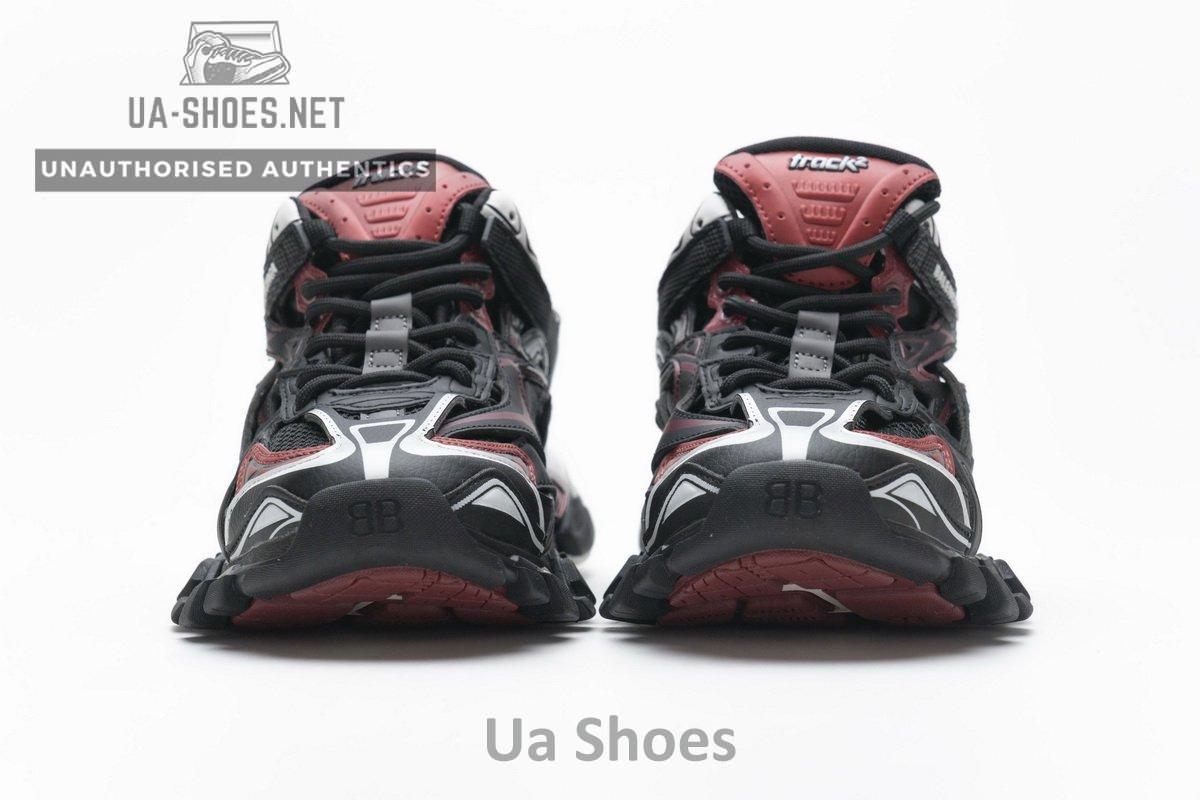 568615 W2GN3 6000 Blenciaga Track 2 Sneaker Burgundy - Image 5