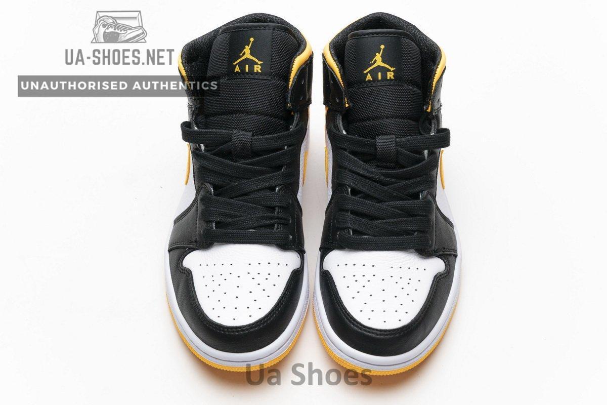 CV5276-107 Air Jordan 1 Mid SE Laser Orange Black - Image 4