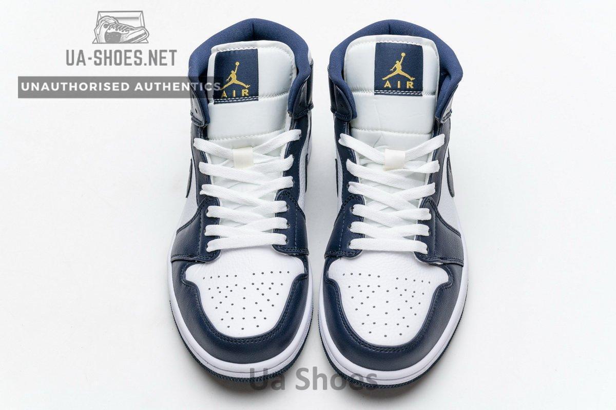 554724-174 Air Jordan 1 Mid Obsidian - Image 5