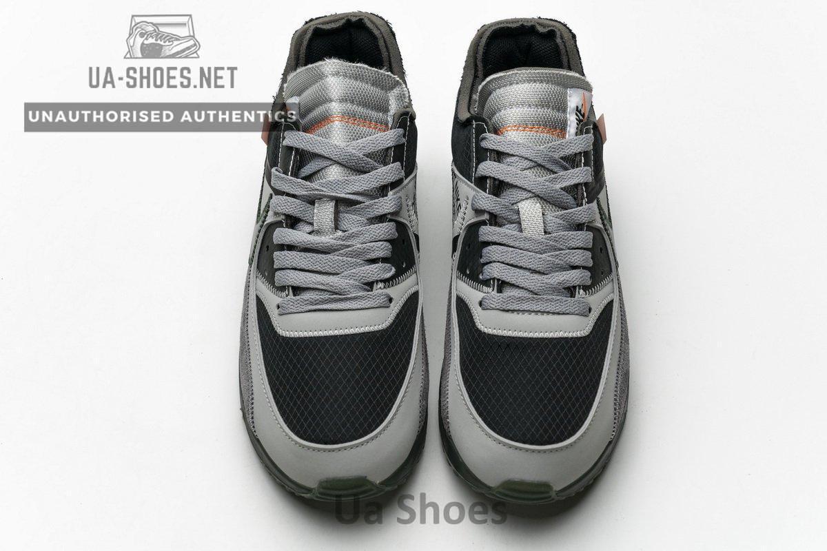 OFF-White x Nike Air Max 90 Grey - Image 8