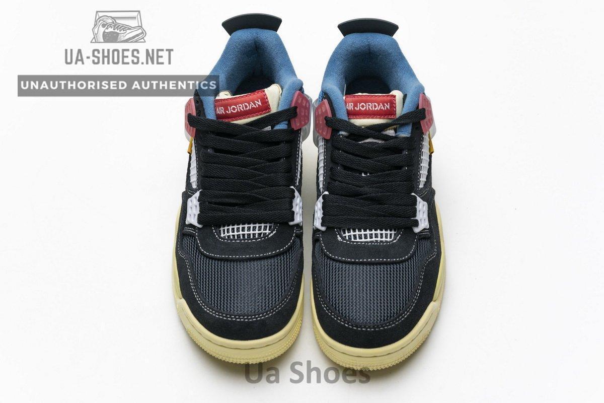 DC9533-001 Union LA x Air Jordan 4 Retro SP Off Noir Black - Image 4