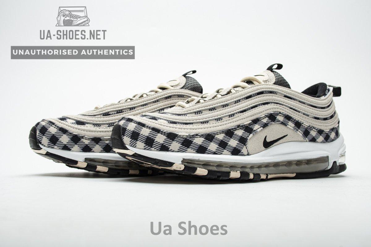 312834-201 Nike Air Max 97 Premium Plaid Light Cream - Image 7