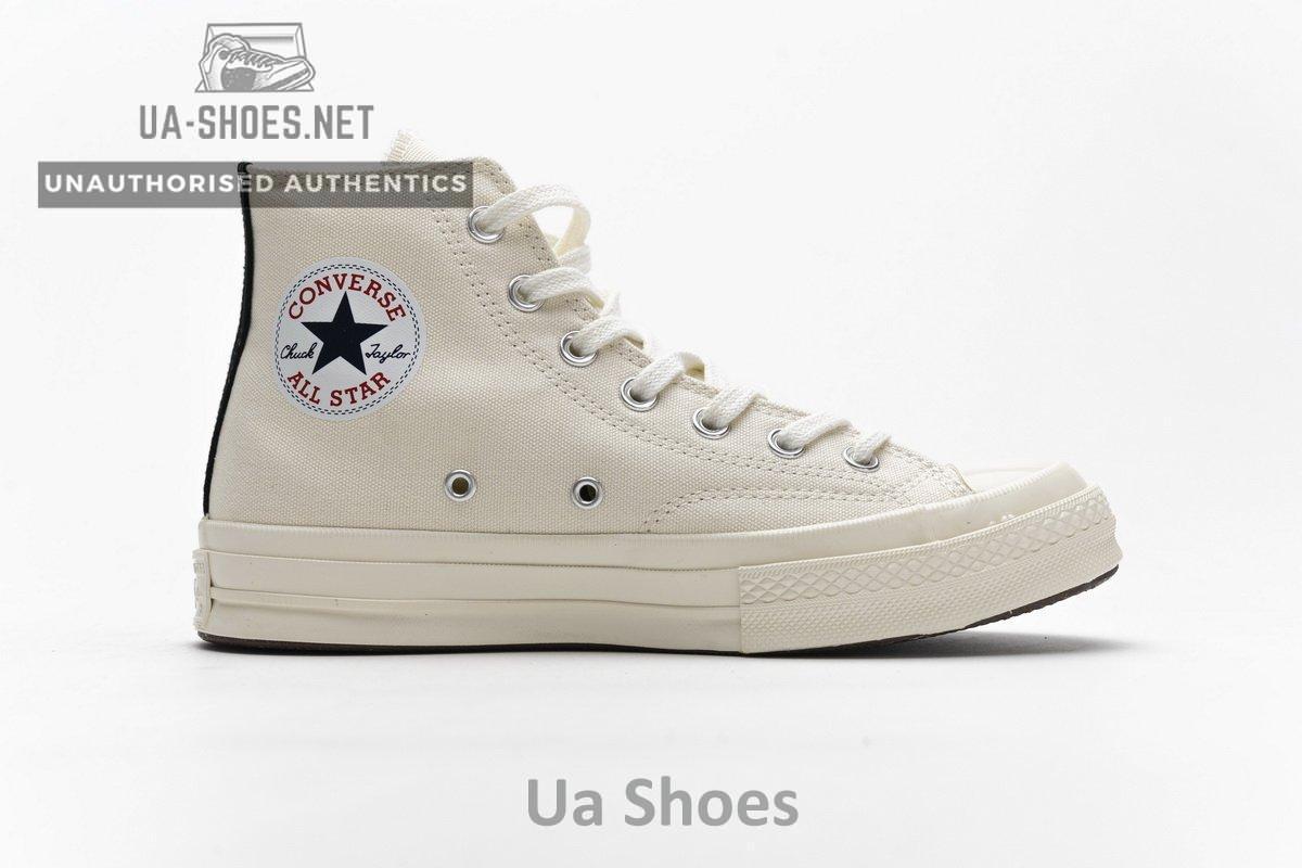 150205C CDG Play x Converse Chuck Taylor All Star 70 High Top - Image 8