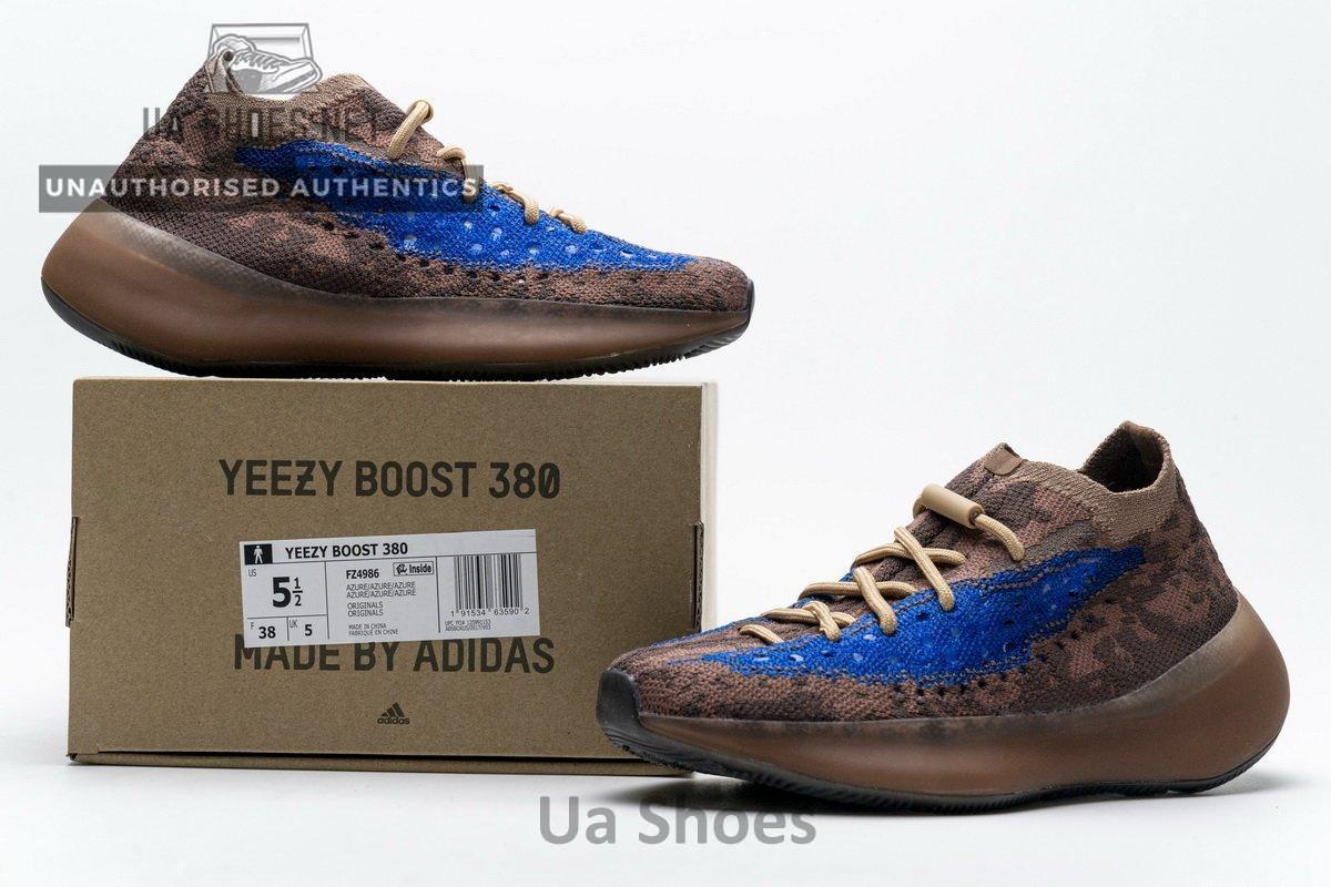 FZ4986 adidas Yeezy Boost 380 Azure - Image 2