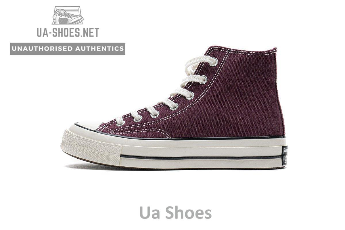 162051C Converse Chuck 70 HI Dark Burgundy Black Egret