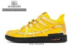 CU6015-700 OFF White x Nike Air Rubber Dunk “University Gold”