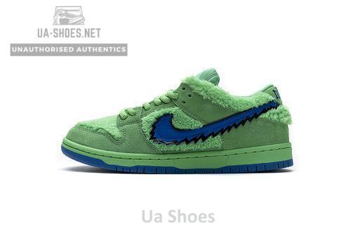 CJ5378-300 Grateful Dead x Nike SB Dunk Low Pro QS“ Green Bear”