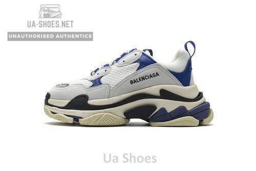 490672 W09O5 1005 Balenciaga Triple S Black Blue Violet - Image 11