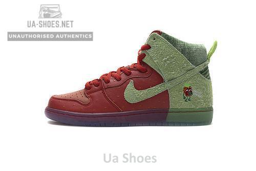 CW7093-600 Nike SB Dunk High "Strawberry Cough" - Image 10