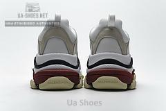 541624 W06E2 1790 Balenciaga Triple S White Dark Grey Red - Image 8