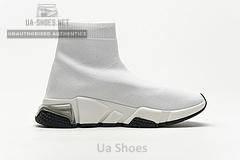 Balenciaga Speed Clear Sole Sneaker White Black - Image 5