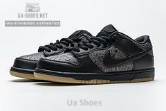 304292-003 Nike Dunk Low Pro SB Black Ostrich Skate - Image 4